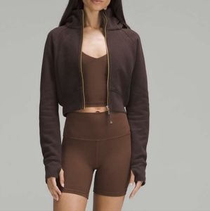 Lululemon cropped scuba hoodie